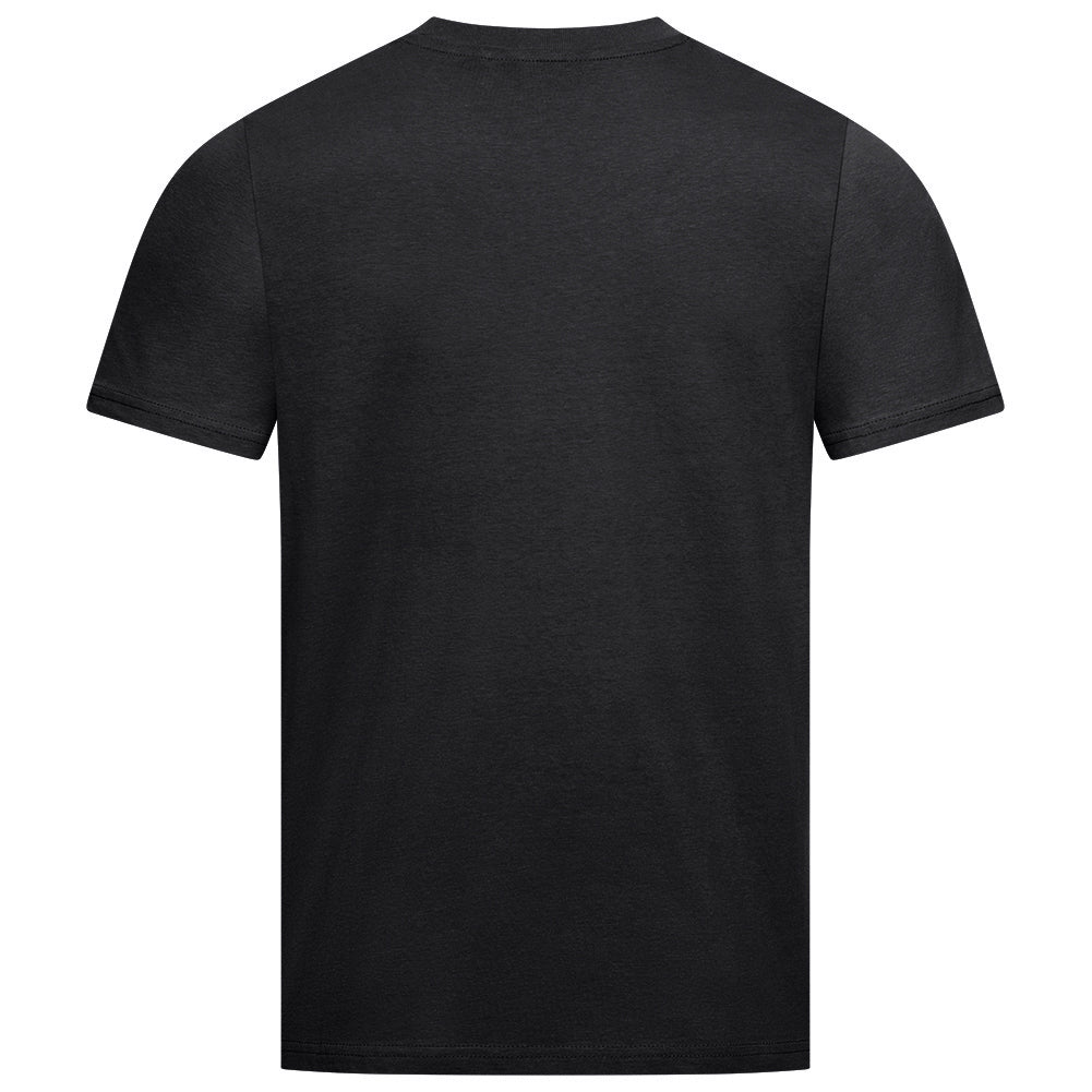 BEN SHERMAN Flocked Logo Herren T-Shirt 0076268-BLACK