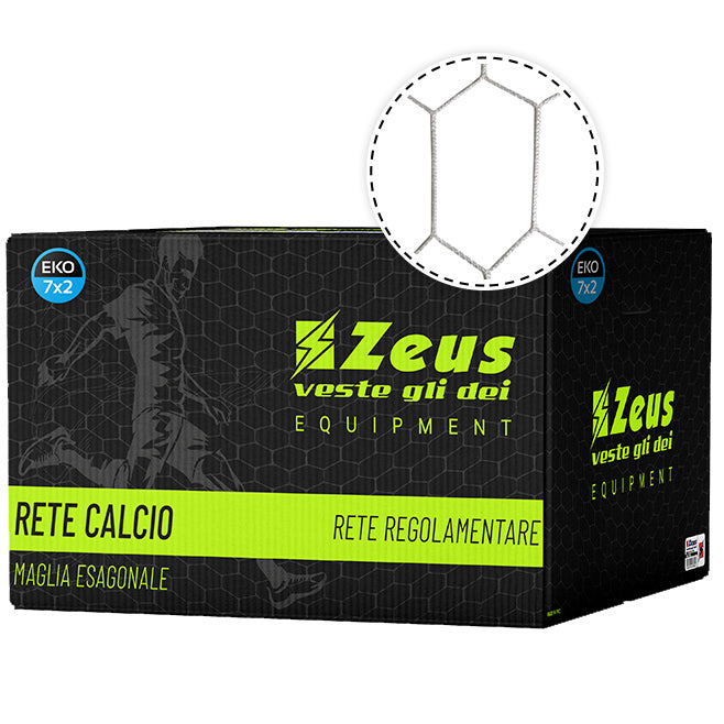Zeus 7x2m Set de 2 red de porterÃ­a de fÃºtbol