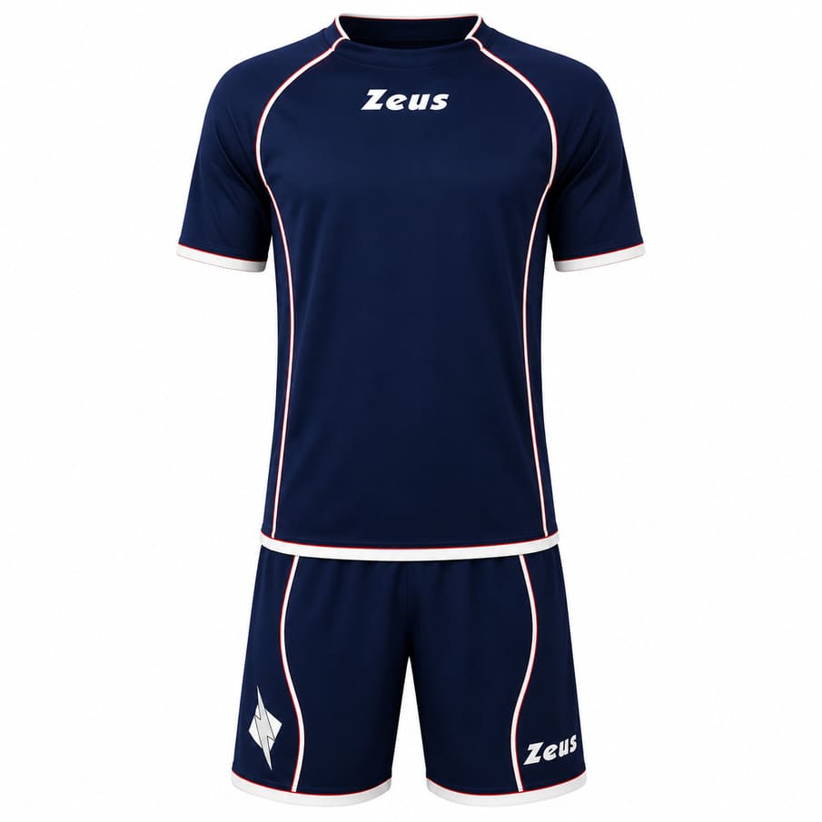 Zeus Kit Shox Trikot-Set 2-teilig blu/bianco