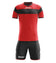 Zeus Kit Apollo Trikot-Set + Shorts 2-teilig rosso/nero – 4XS