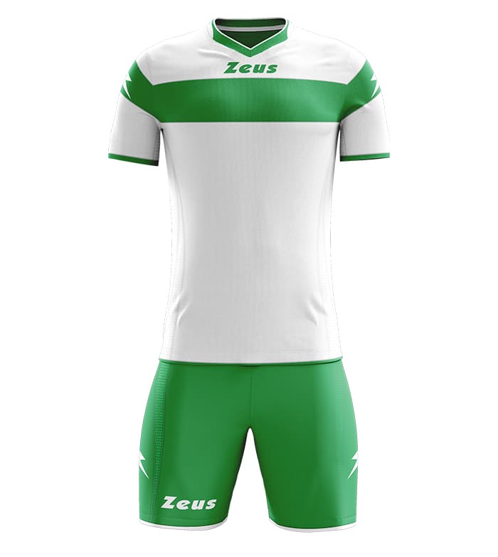 Zeus Kit Apollo Trikot-Set + Shorts 2-teilig bianco/verde