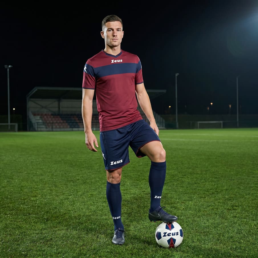 Zeus Kit Apollo Trikot-Set + Shorts 2-teilig blu/granata