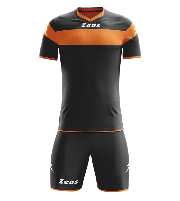 Zeus Kit Apollo Trikot-Set + Shorts 2-teilig nero/arancio