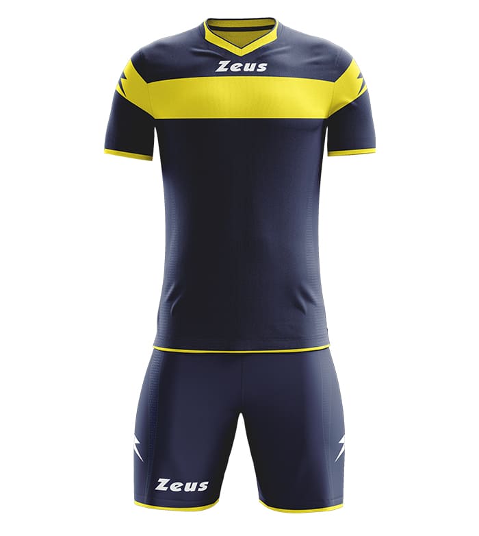 Zeus Kit Apollo Trikot-Set + Shorts 2-teilig blu/giallo