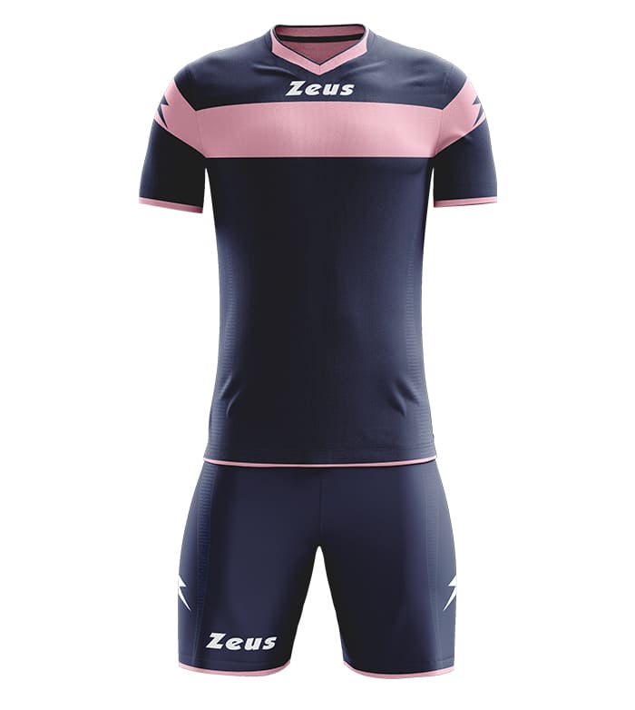 Zeus Kit Apollo Trikot-Set + Shorts 2-teilig blu/rosa