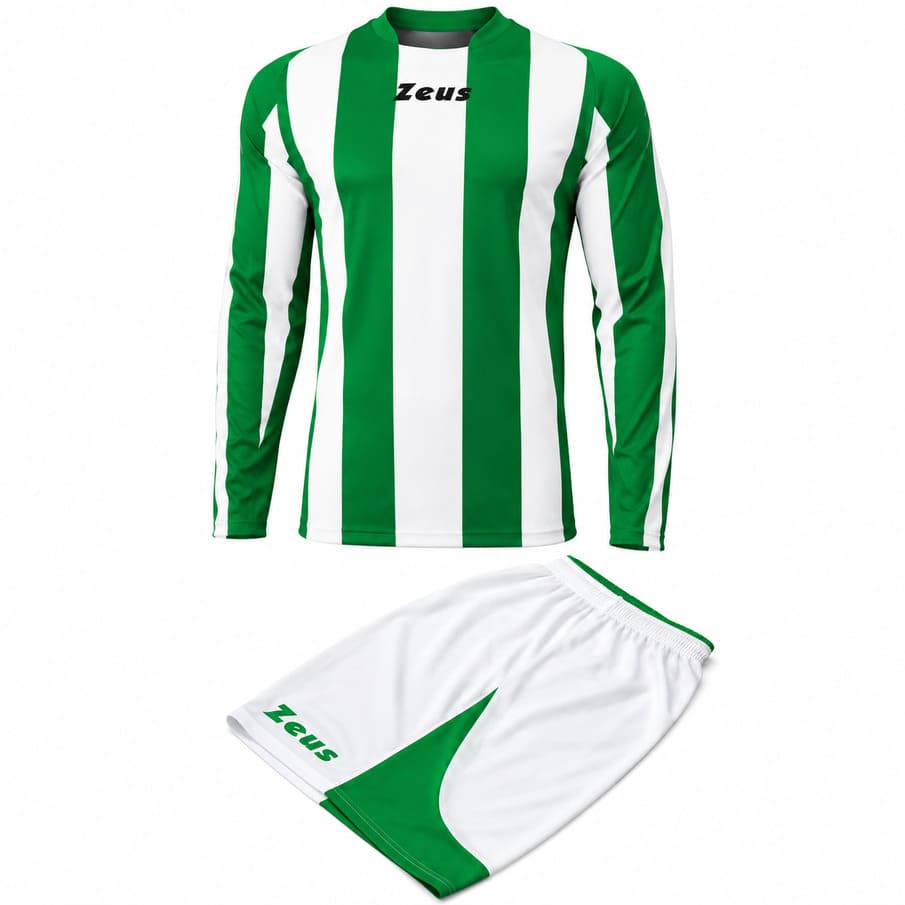 Zeus Kit Zagor Trikot-Set + Shorts 2-teilig bianco/verde