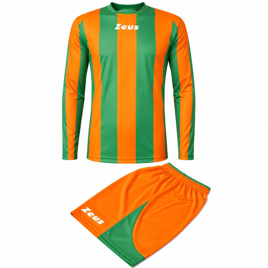 Zeus Kit Zagor Trikot-Set + Shorts 2-teilig arancio/verde