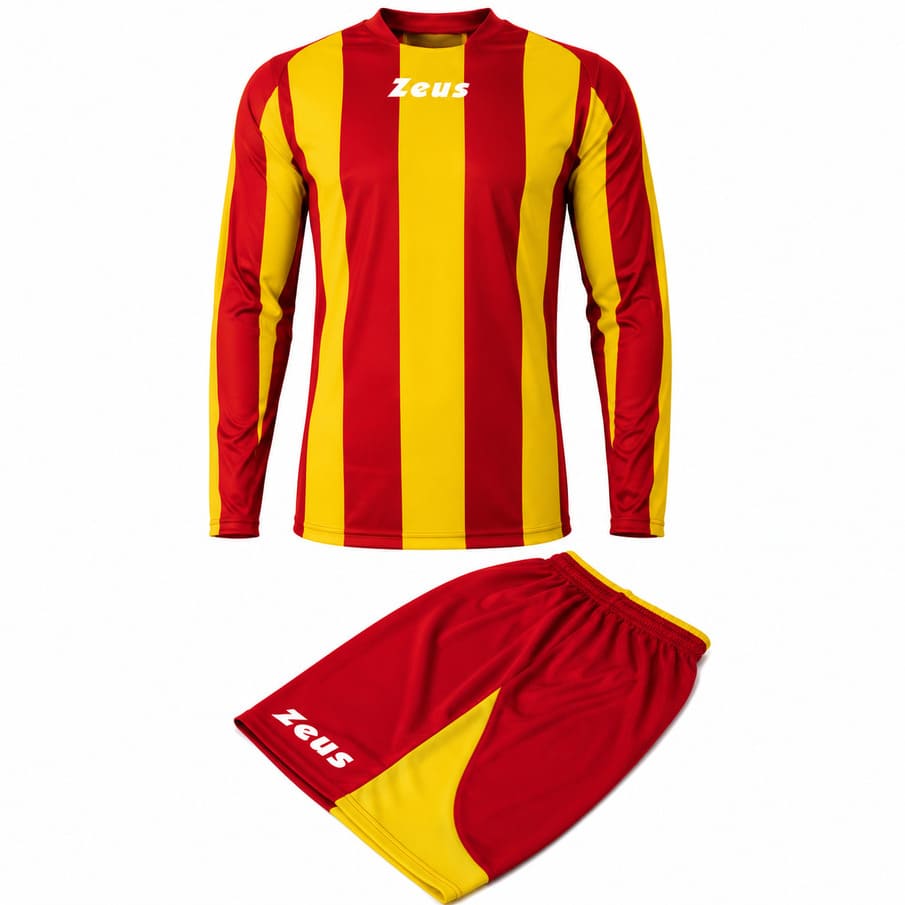 Zeus Kit Zagor Trikot-Set + Shorts 2-teilig rosso/giallo