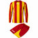 Zeus Kit Zagor Trikot-Set + Shorts 2-teilig rosso/giallo – XL