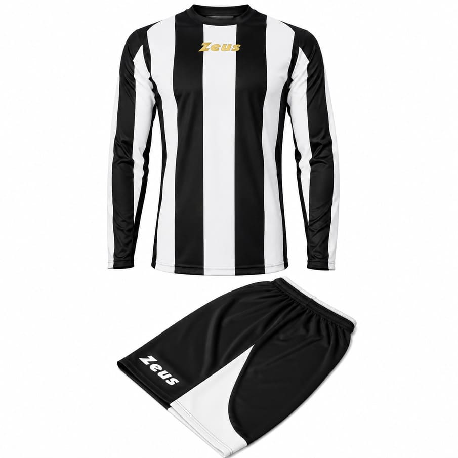 Zeus Kit Zagor Trikot-Set + Shorts 2-teilig nero/bianco