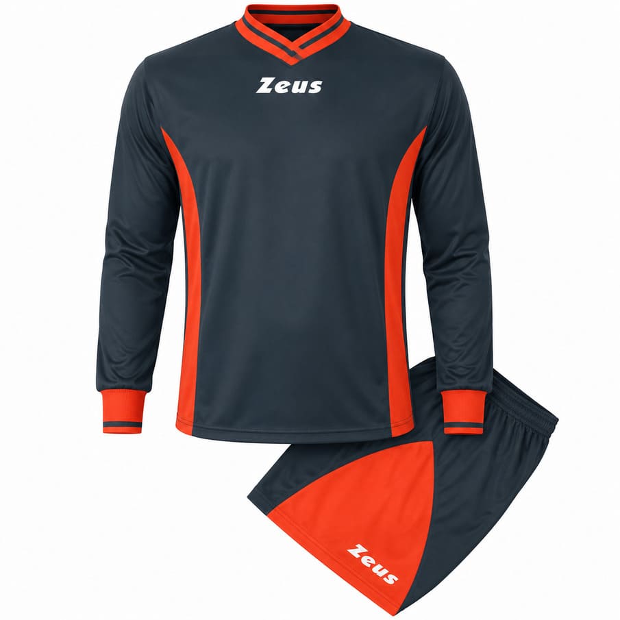 Zeus Kit Dedalo Trikot-Set 2-teilig nero/rosso