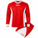 Zeus Kit Dedalo Trikot-Set 2-teilig rosso/bianco – XS