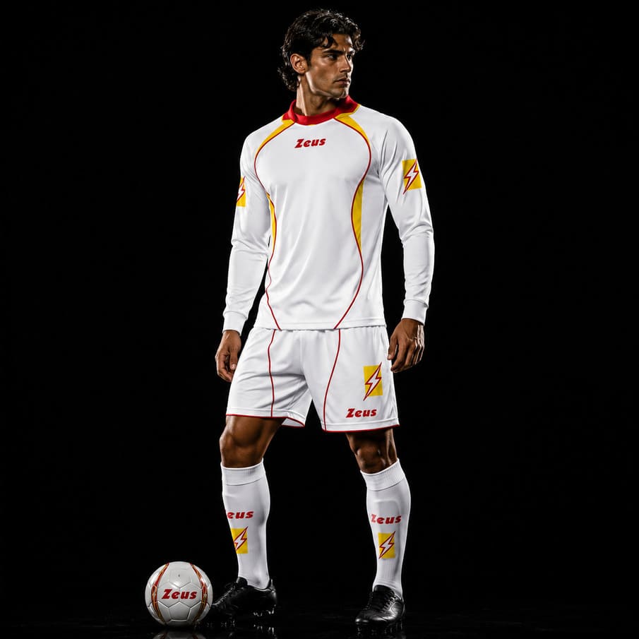 Zeus Kit Icaro Herren Trikot-Set 2-teilig rosso/giallo