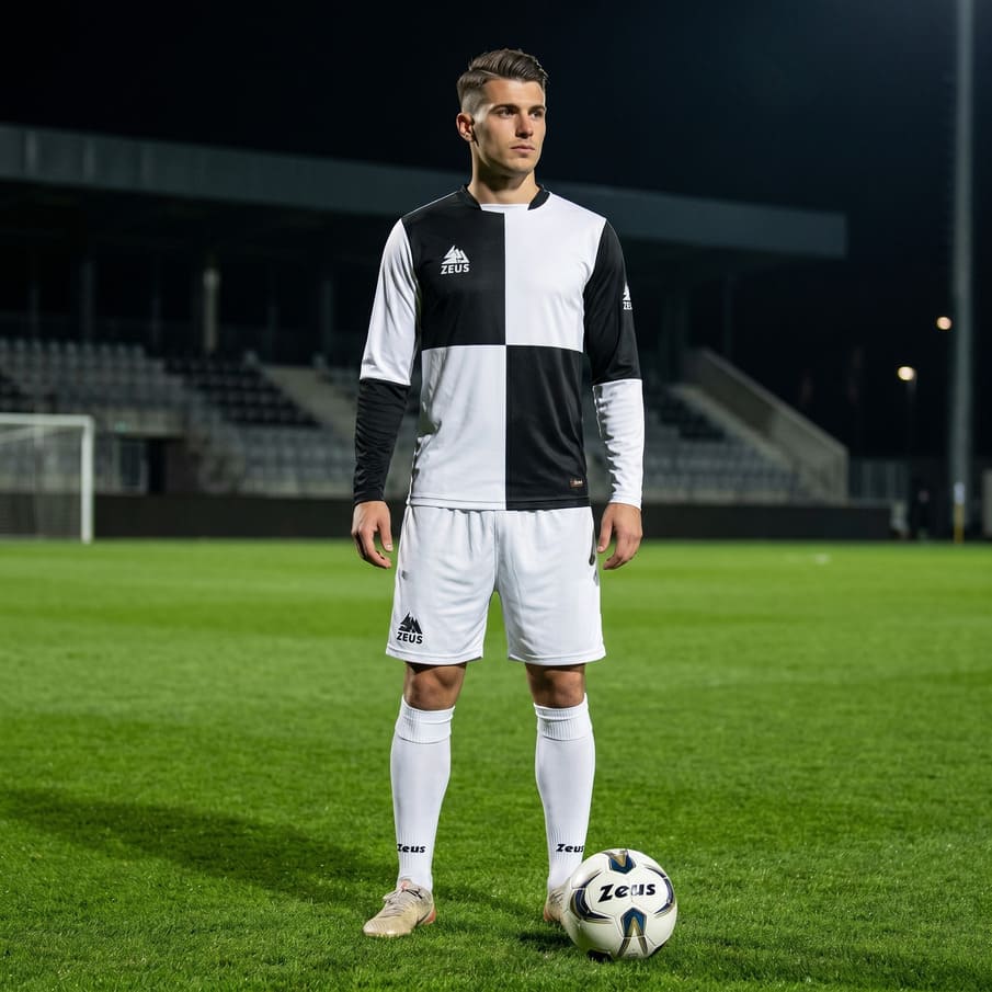 Zeus Kit Yaris Herren Trikot-Set 2-teilig nero/bianco