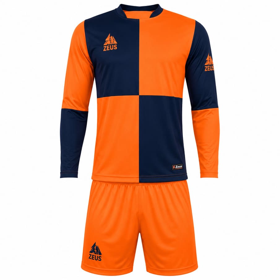 Zeus Kit Yaris Herren Trikot-Set 2-teilig blu/arancio