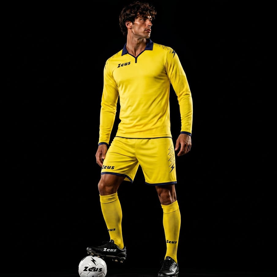 Zeus Kit Scorpion ML Langarm Trikot giallo/blu