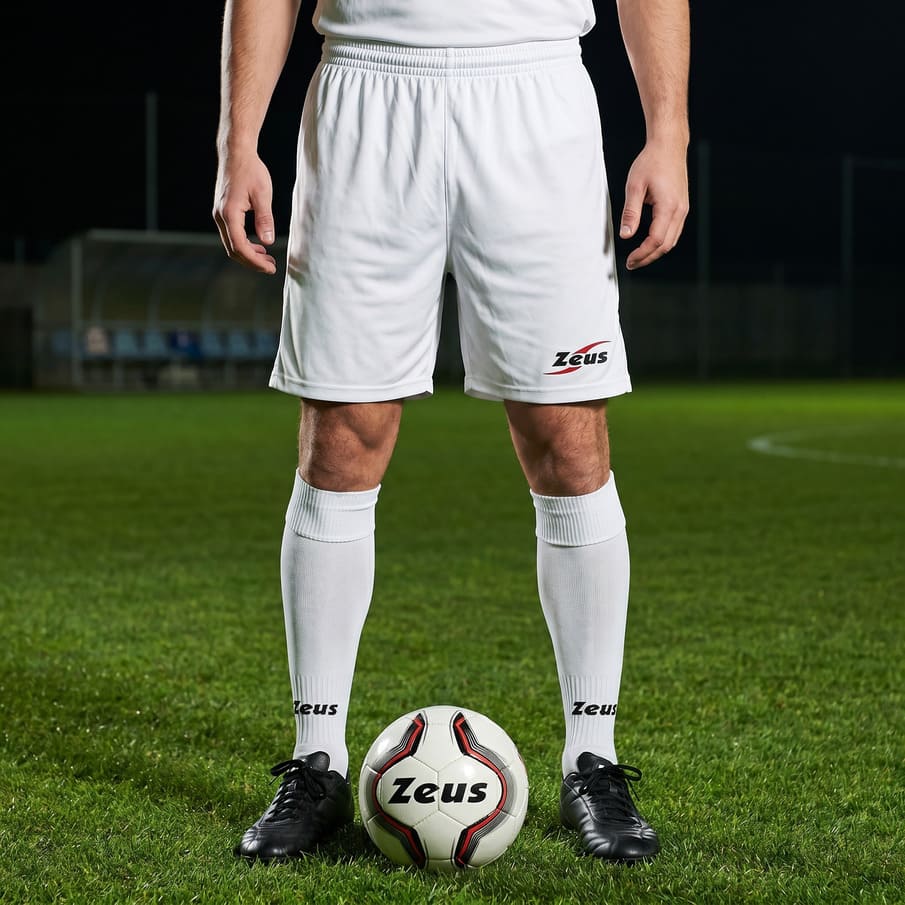 Zeus Bermuda Cross Herren Shorts bianco