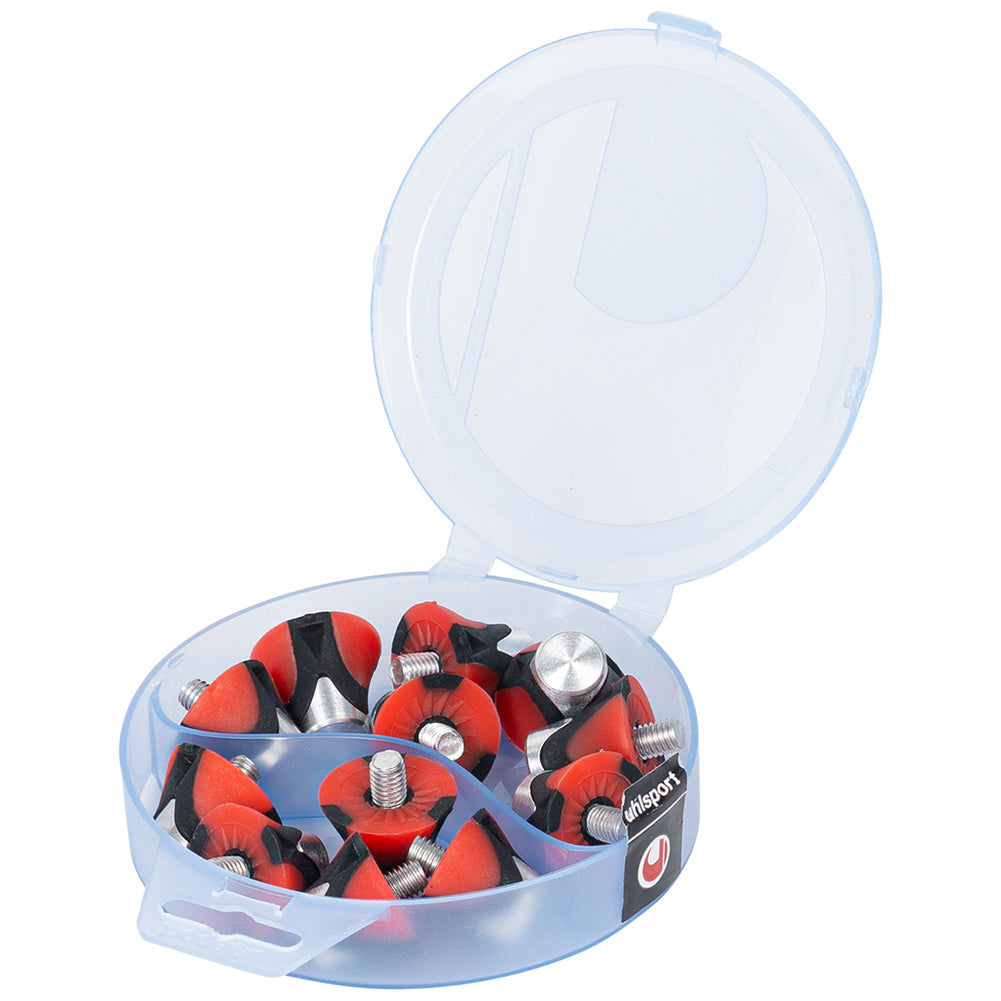 Uhlsport 2D Tacos de aluminio y nailon Set de 12 1007019010200
