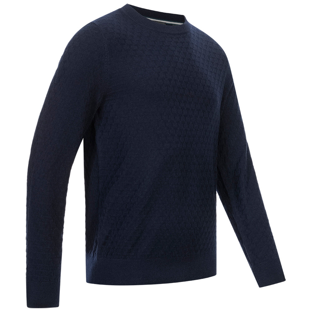 TED BAKER Loung Stitch Crew Neck Herren Sweatshirt 273063-NAVY