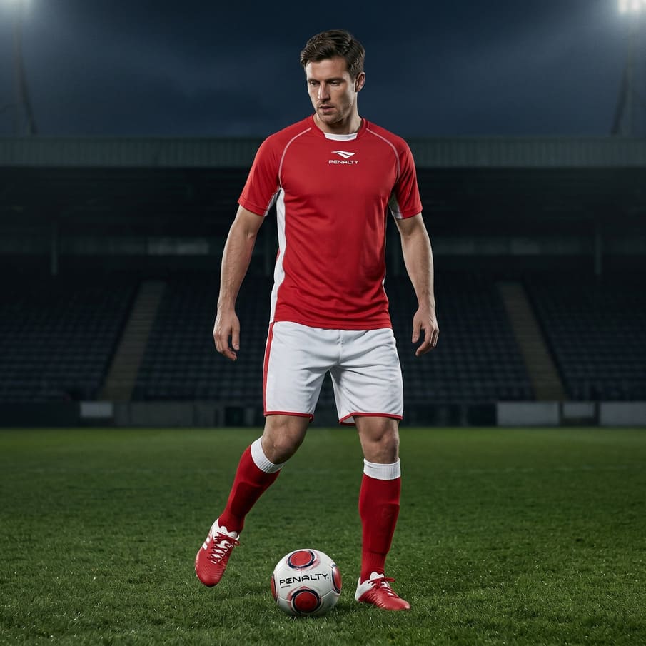 PENALTY Nazionale Herren Trikot-Set 2-teilig Red/White 3.085.114.300