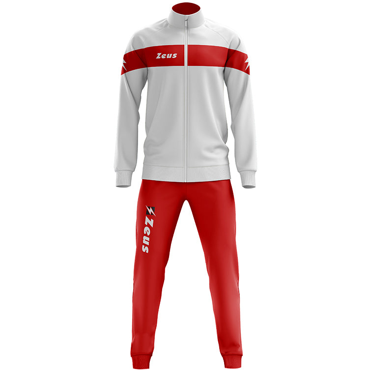 Zeus Tuta Apollo Hombre ChÃ¡ndal blanco rojo