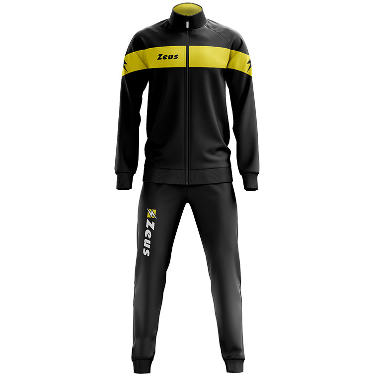 Zeus Tuta Apollo Hombre ChÃ¡ndal negro amarillo