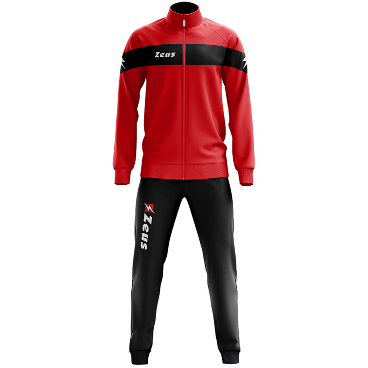 Zeus Tuta Apollo Hombre ChÃ¡ndal rojo negro