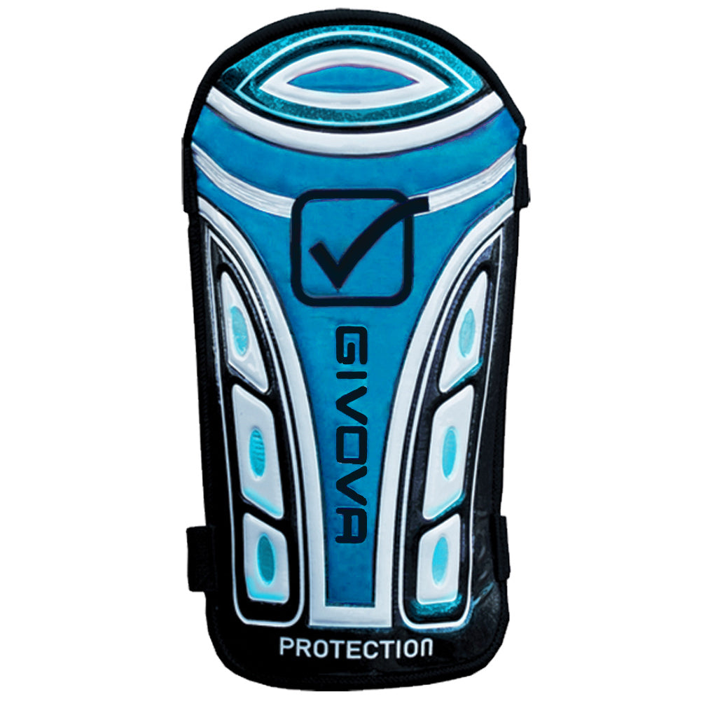 Espinilleras Givova "Parastinco Protection" negro / azul