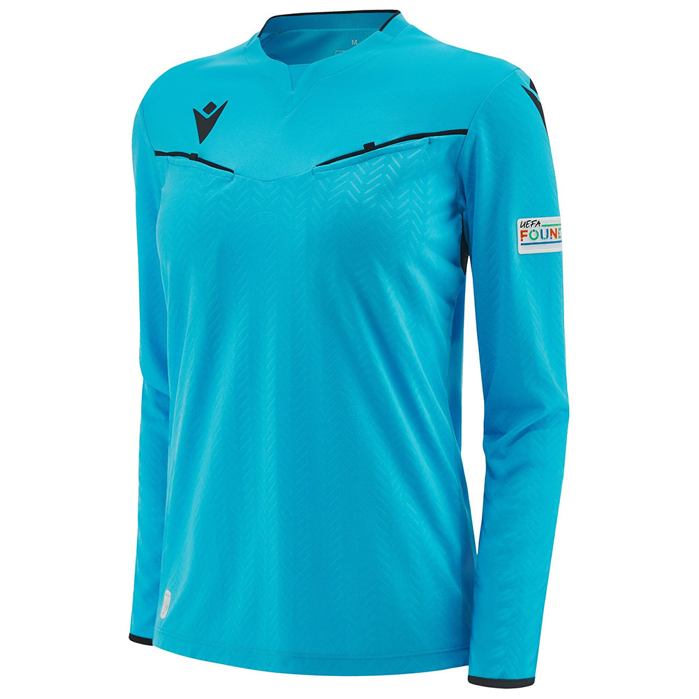 UEFA macron Damen Langarm Schiedsrichter Trikot 58575164