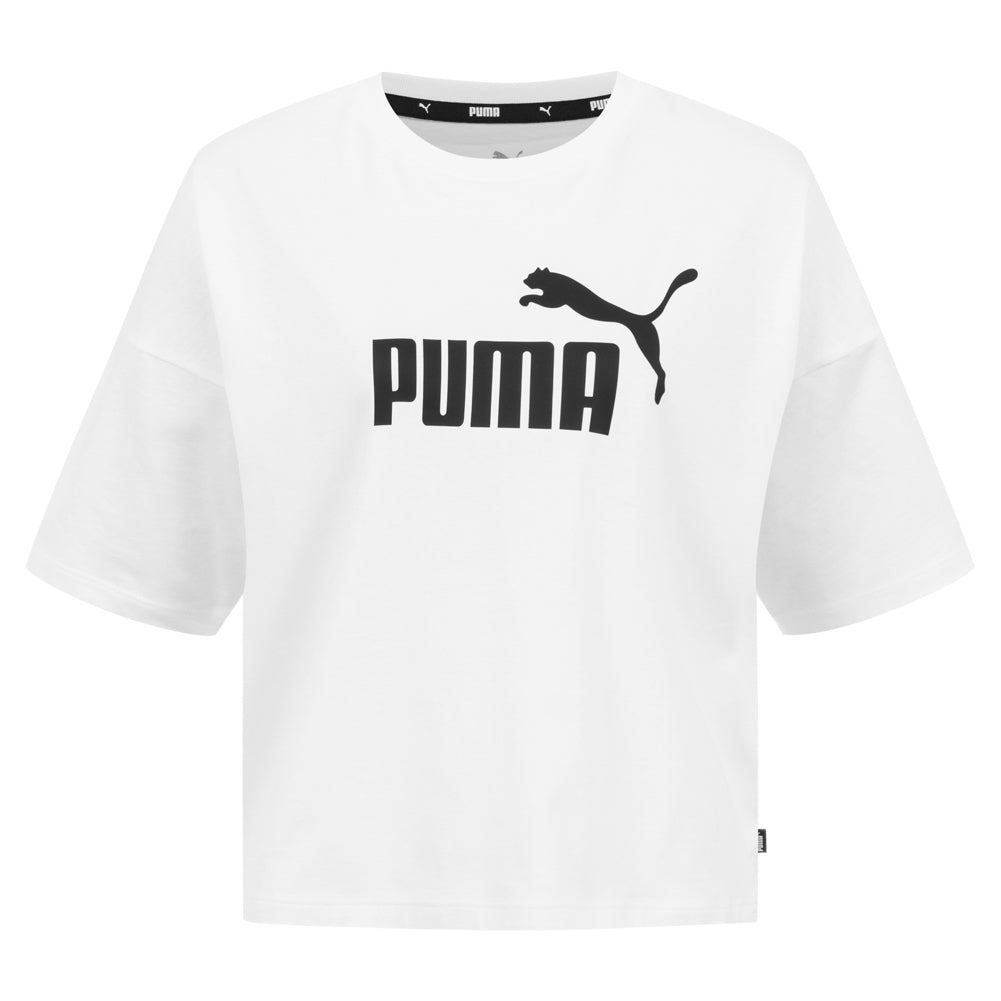 PUMA ESS Cropped Logo Tee Damen T-Shirt 586866-02