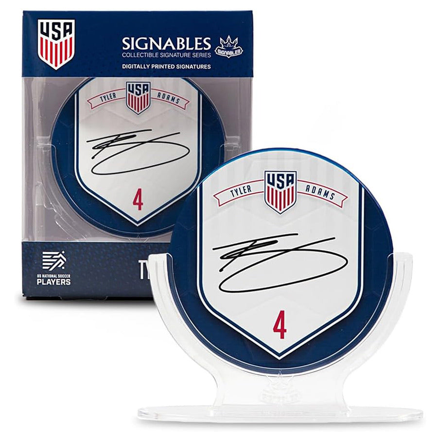 USA Tyler Adams #4 Fußball Sammlerstück 14 cm 850056417822