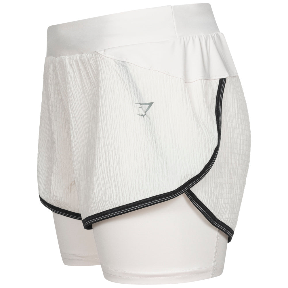 Gymshark Speed 2-in-1 Damen Shorts B2A5H-WBBB-BZ1