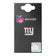 New York Giants NFL Pin mÃ©talico escudo BDNFLCRSNG – Einheitsgröße