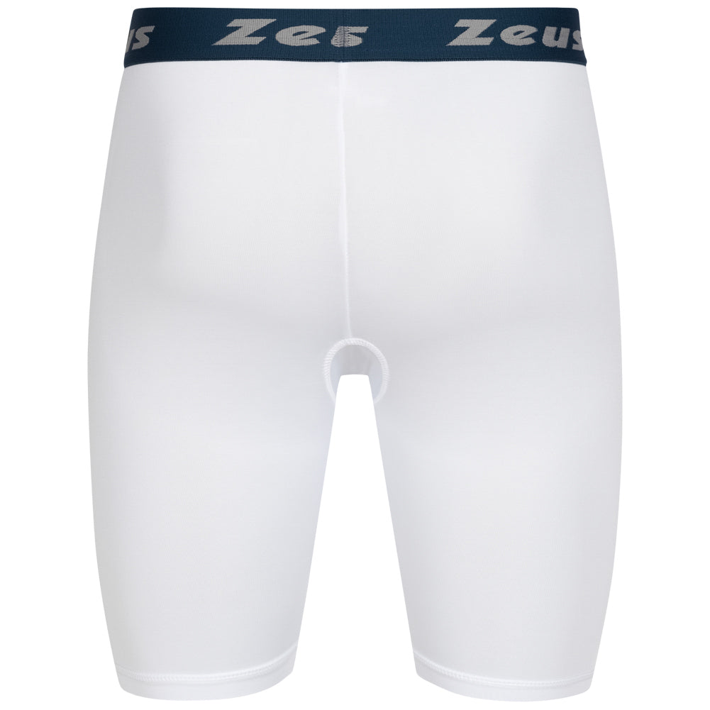Zeus Bermuda Elastic Pro Hombre Mallas blanco