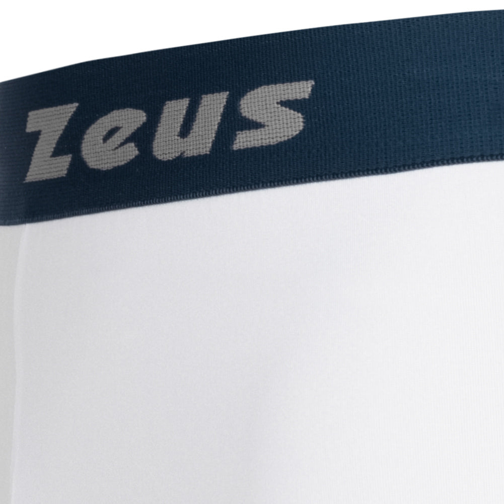 Zeus Bermuda Elastic Pro Hombre Mallas blanco
