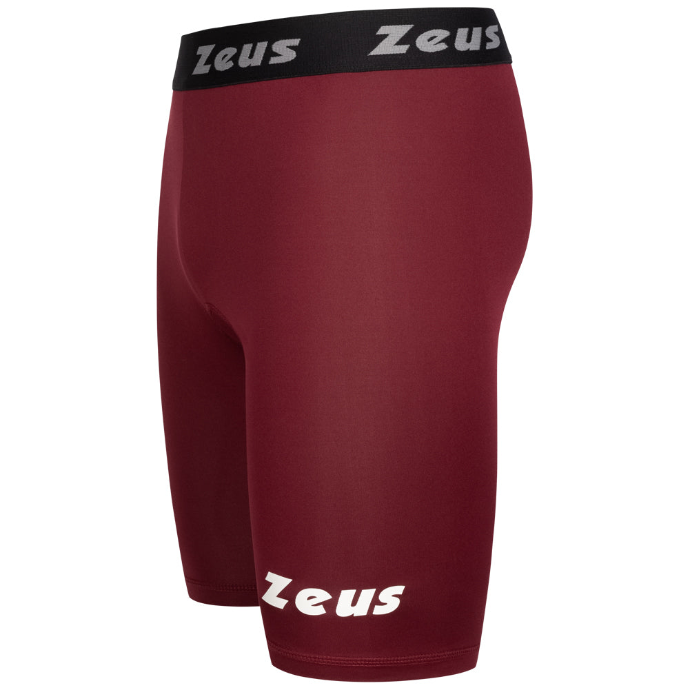 Zeus Bermuda Elastic Pro Hombre Mallas rojo oscuro