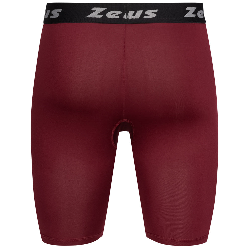 Zeus Bermuda Elastic Pro Hombre Mallas rojo oscuro