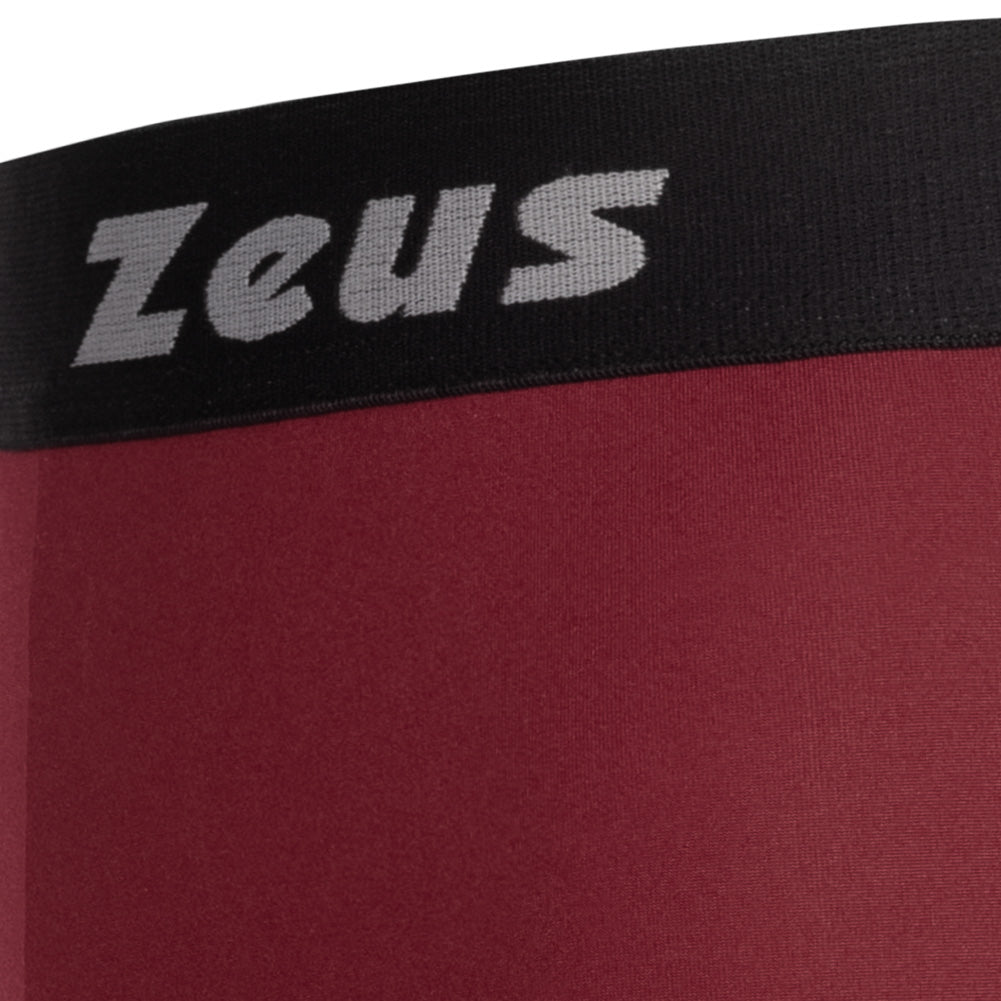 Zeus Bermuda Elastic Pro Hombre Mallas rojo oscuro