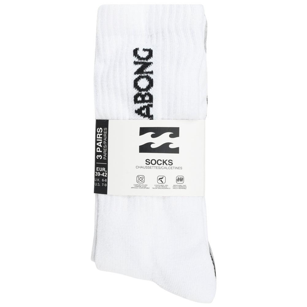 Billabong Unisex Crew Tennis Socken 3 Paar multi BG-03 CREW