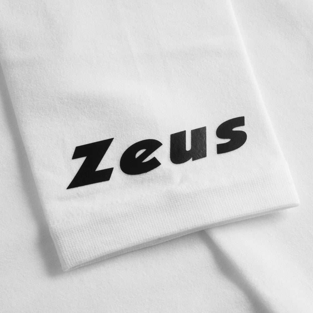 Zeus Manga de compresiÃ³n Vendaje de codo elÃ¡stico blanco