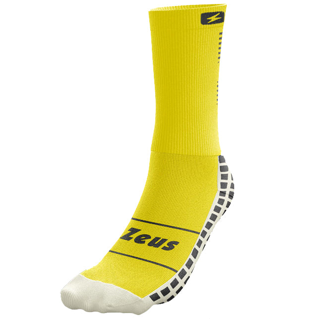 Zeus calcetines de entrenamiento profesionales antideslizantes amarillo