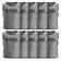 Zeus Pack de 10 Peto de entrenamiento gris – Erwachsene