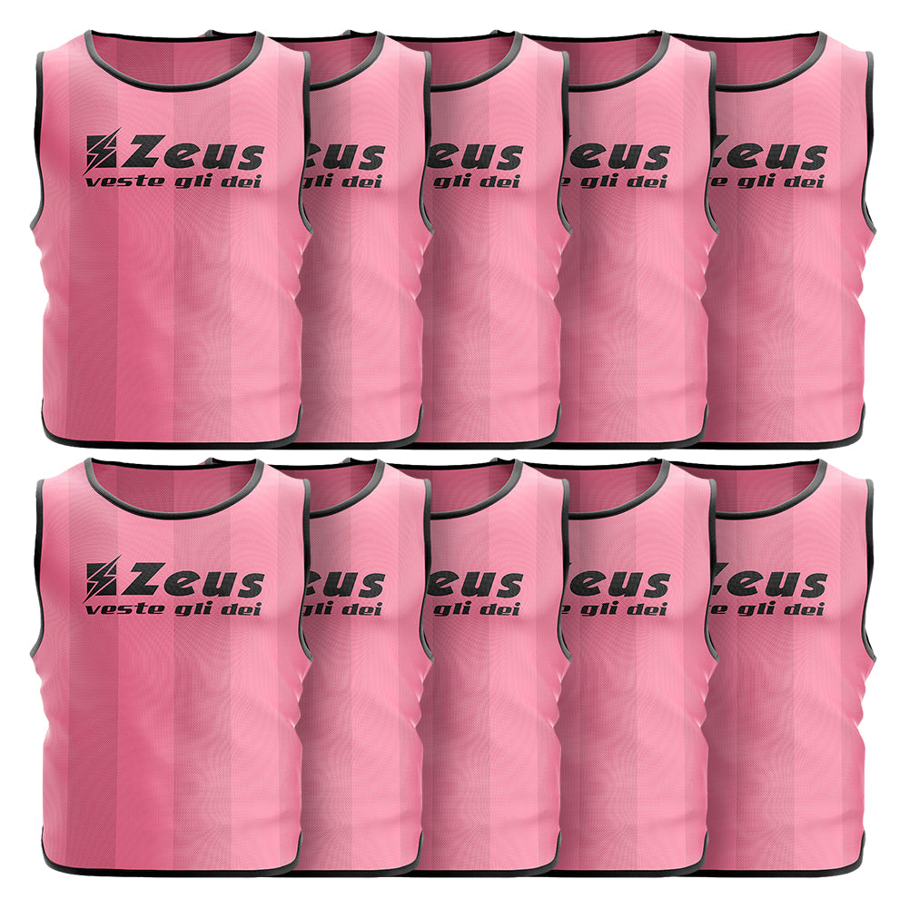 Zeus Pack de 10 Peto de entrenamiento rosa