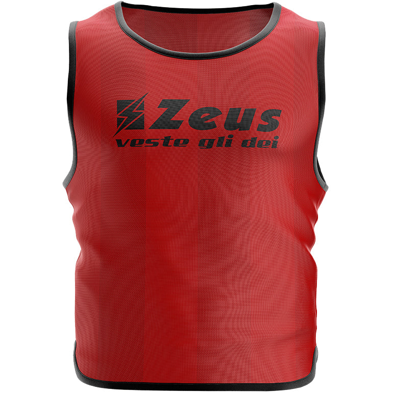 Zeus Pack de 10 Peto de entrenamiento rojo