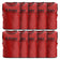 Zeus Pack de 10 Peto de entrenamiento rojo – Erwachsene