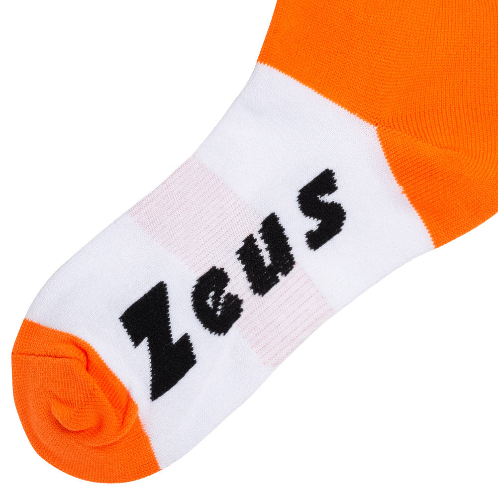 Zeus Calza Energy Medias de fÃºtbol naranja