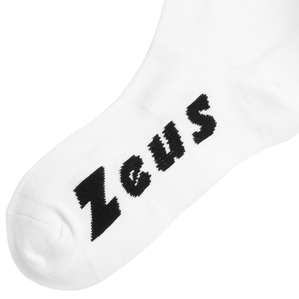 Zeus Calza Energy Medias de fÃºtbol blanco