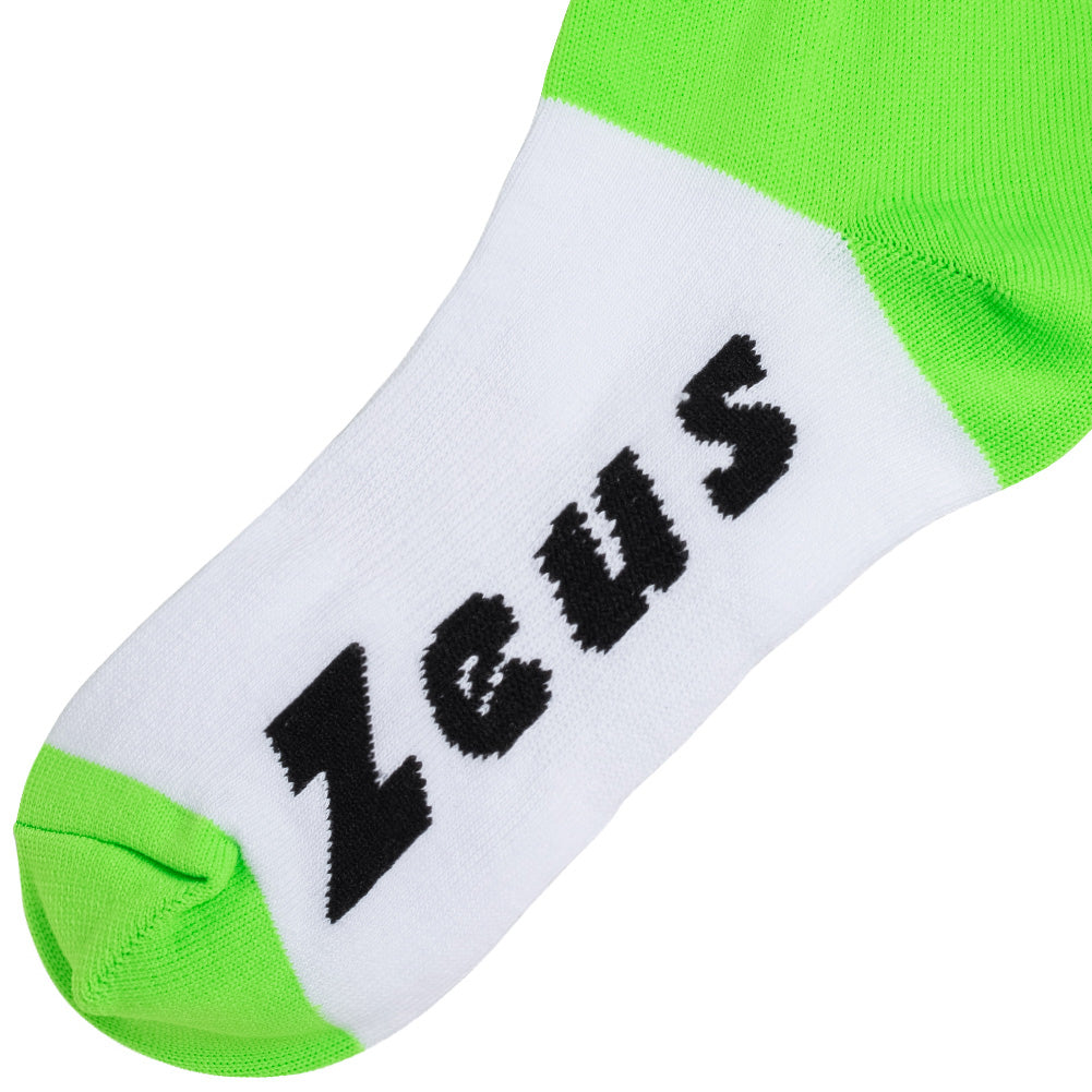 Zeus Calza Energy Medias de fÃºtbol verde neÃ³n