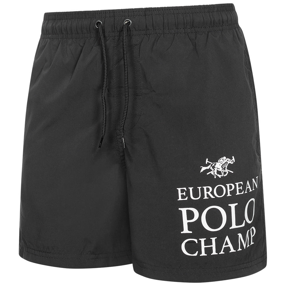 EUROPEAN POLO CHAMP Herren Badeshorts EPCSWIM-SCHWARZ