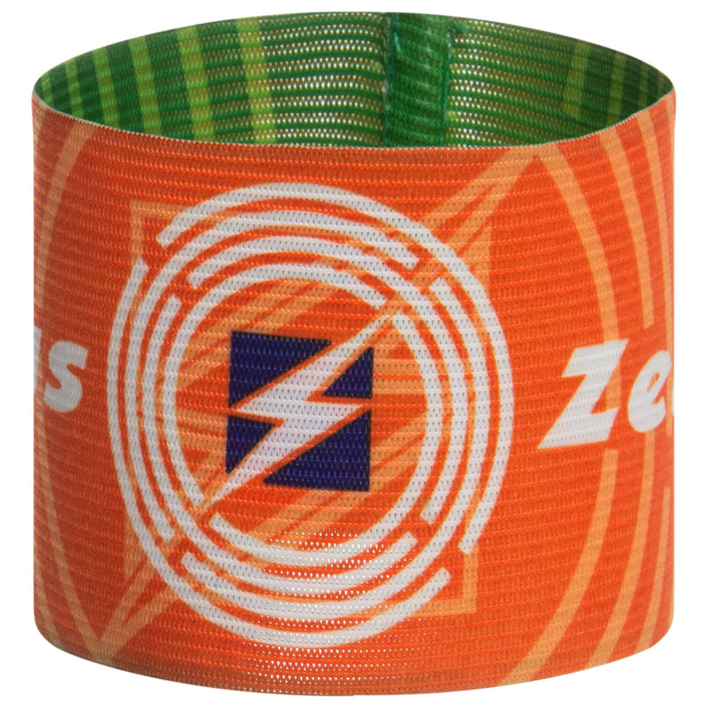 Zeus Brazalete de capitÃ¡n reversible Verde Naranja